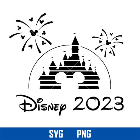 Disney 2023 Svg, Mickey Ears Castle Svg, Disney Svg, Png Dig - Inspire Uplift