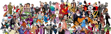 Disney and 20th Century Fox Animation Villains by GenarMatiz on DeviantArt