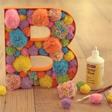 Hobbycraft on Instagram: “We love these pom Pom letters using our new fillable wooden letters ...