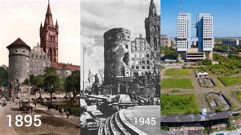 Königsberg Castle, Kaliningrad, Russia. Built in 1255, damaged during ...