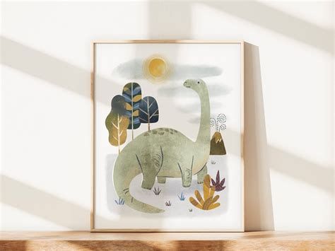 Dinosaur Nursery Print Dinosaur Art Print Dinosaur Art Boys - Etsy