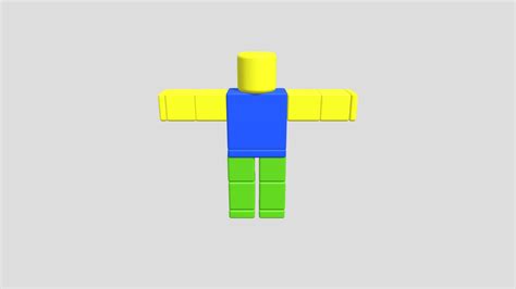 Waving roblox noob - 3D model by silly_billy (@tomfoolery_causer ...