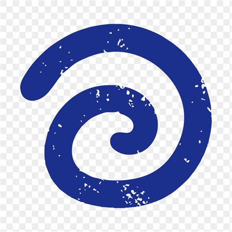 Blue spiral png shape, transparent | Premium PNG - rawpixel