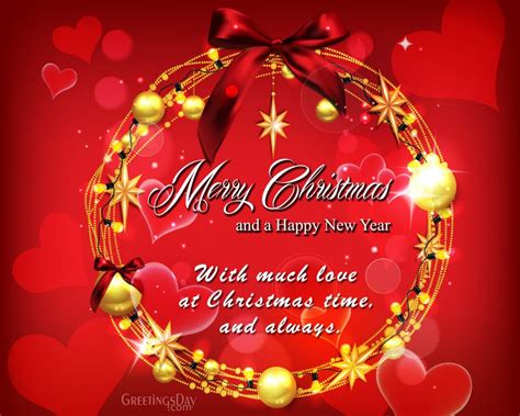 20 Christmas Greeting Cards for Boyfriend, Girlfriend, Husband or Wife. ⋆ Greetings Cards ...