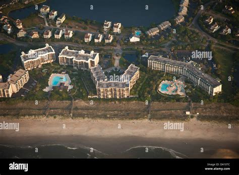 Aerial Wild Dunes Resort Isle of Palms, SC Stock Photo - Alamy