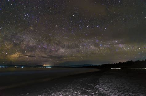 Wallpaper : sky, beach, night, stars, landscape, photography, lights, glow, Philippines ...