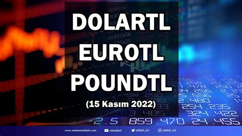 DOLAR TL, EURO TL, POUND TL Teknik Analizleri 15 Kasım 2022 - YouTube