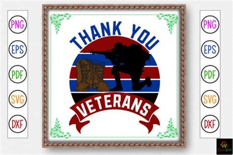 Thank You Veterans Graphic by GraphicWorld · Creative Fabrica