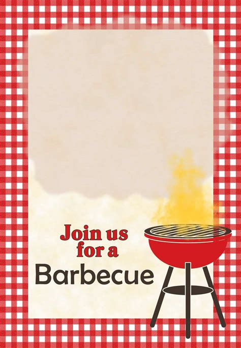 Barbecue Bbq Party Flyer Template Free - Cards Design Templates