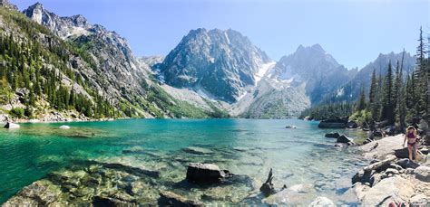 [OC] Summertime at Colchuck Lake in the Central Cascades — Washington ...