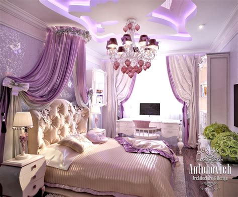 LUXURY ANTONOVICH DESIGN UAE: Pink girly bedroom from Katrina Antonovich