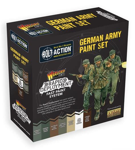 Army Painter: Bolt Action German Paint Set | at Mighty Ape NZ