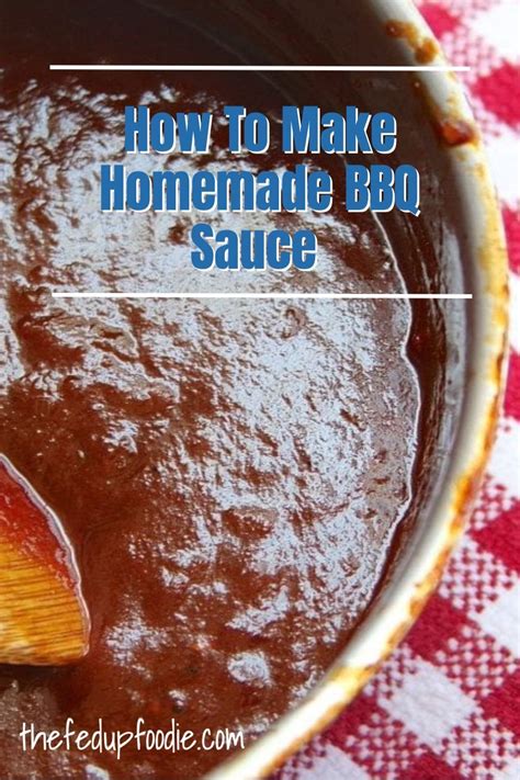 DIY BBQ Sauce (Easier to Make Than it Seems) | Bbq sauce homemade ...