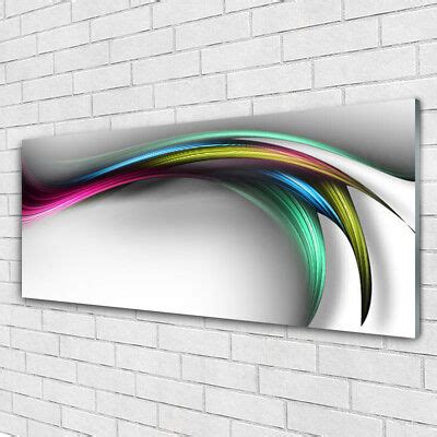 Print on Glass Wall art 125x50 Picture Image Abstract Art | eBay