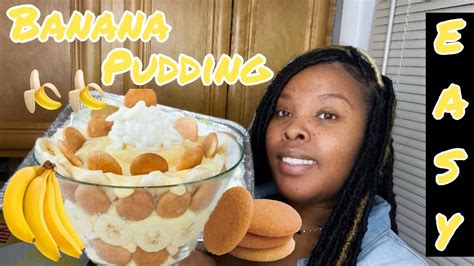 QUICK & EASY Banana Pudding Recipe - YouTube