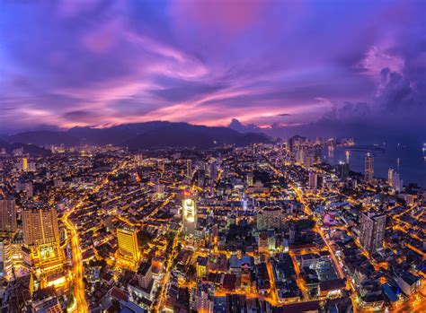 AsianTowers: Stunning Skyline of Penang Island