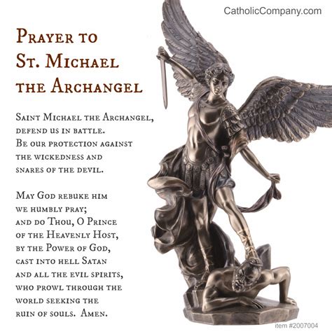 The Prayer To St Michael The Archangel Cool Catholics - vrogue.co