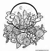 72 Crystal Coloring Pages  ColoringPagesOnlycom sketch template