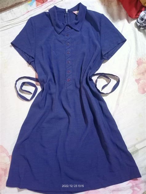 Dark blue dress, Women's Fashion, Dresses & Sets, Dresses on Carousell