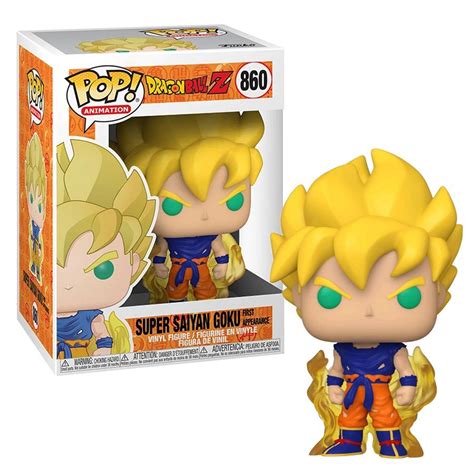 Super Saiyan Goku Figure Dragonball Z Funko Pop Animation 3.75 Inches - Funko Pop 860