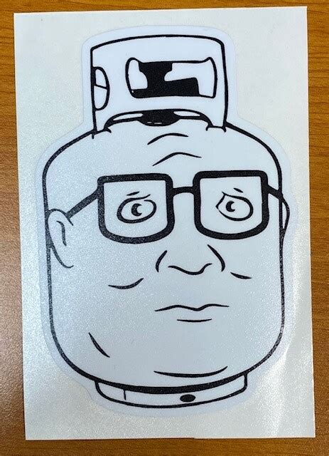 King of the Hill | Propane Hank Sticker | Vector File Downloads | Carpy ...