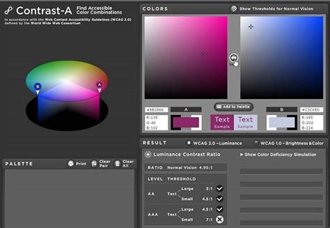 9 tool per calcolare il contrasto tra due colori per ottimizzare la visibilità di una pagina web ...