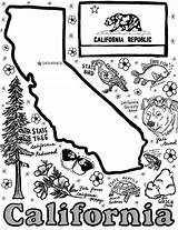 California Coloring Page  Etsy sketch template