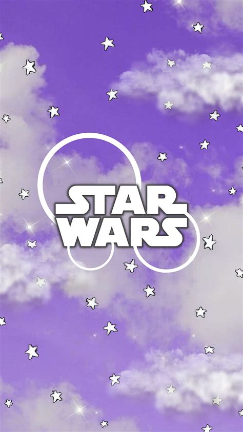 Star Wars Theme, aesthetic, asthetic, cool, disney, night, pastel, purple, star wars, HD phone ...