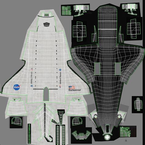 Space Shuttle Endeavour 3D Model $79 - .3ds .c4d .ma .obj .max - Free3D