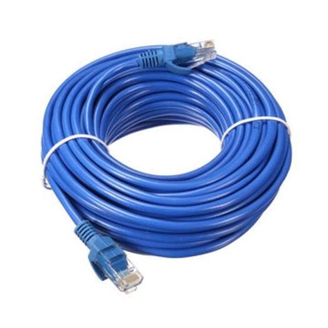 5m Blue Cat5 RJ45 Ethernet Cable For Cat5e Cat5 RJ45 Internet Network ...