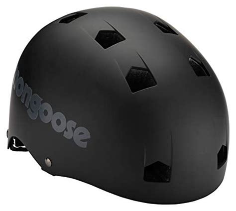 Mongoose BMX Bike Helmet, Multi Sport Kids Helmet, Black, Youth ...