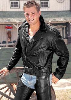 Leather chaps Biker Leather, Uniform, Rain Suit