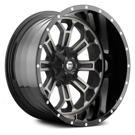 20x10 FUEL Wheels -19 | 5x127 | 78.1 CRUSH 2PC CAST CENTER Rims Gloss Black Set | eBay