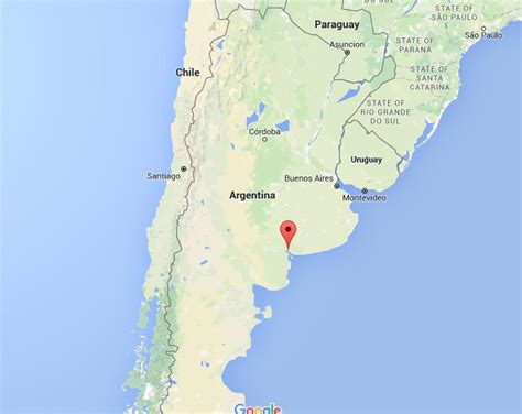 Where is Bahia Blanca on map Argentina