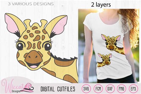 Funny Giraffe svg By Wiccatdesigns | TheHungryJPEG