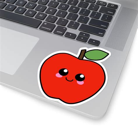 Red Apple Sticker - Etsy