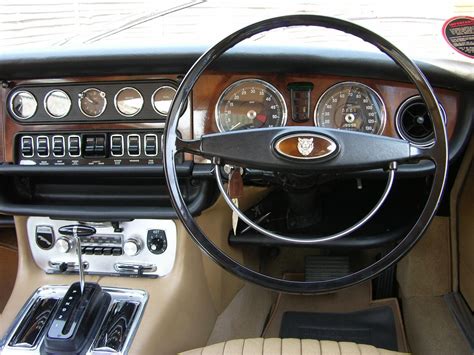 The dashboard of a classic #Jaguar #XJ series 1 featuring Smiths gauges ...