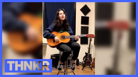 Girl Singing and Playing Acoustic Guitar - Incredible! | Kids Teaching ...