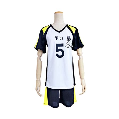 Haikyuu!! Fukurodani Academy High School Uniform Jersey No.4 5 Cosplay ...