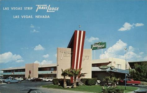 Las Vegas Strip TraveLodge Nevada Postcard