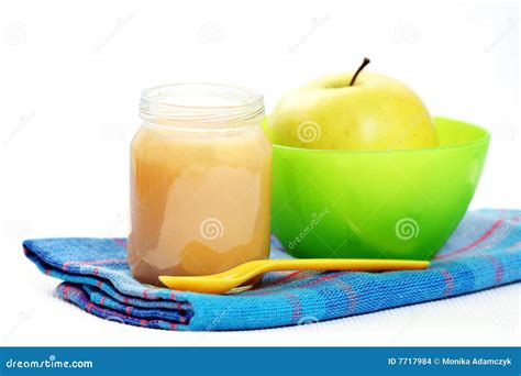 Apple for baby stock photo. Image of months, eating, glass - 7717984