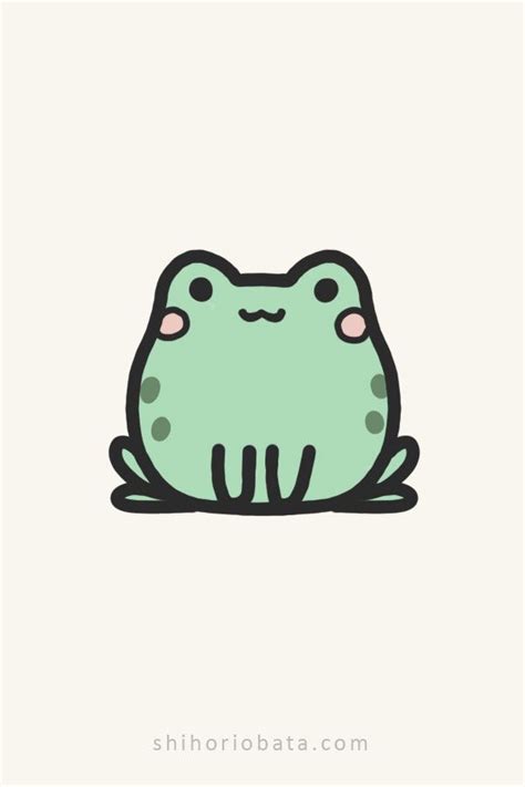 20 Easy Frog Drawing Ideas | Frog drawing, Cute doodles drawings, Easy cartoon drawings