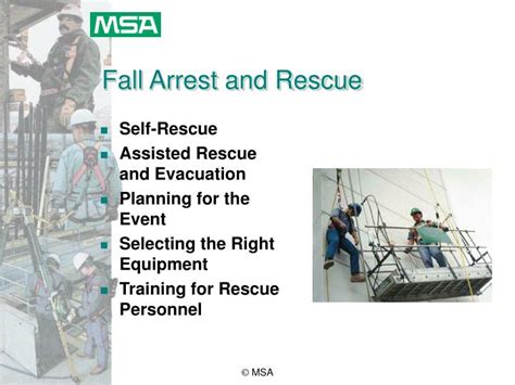 PPT - Fall Protection Rescue Planning, Equipment and Training for Post-Fall Rescue and Retrieval ...