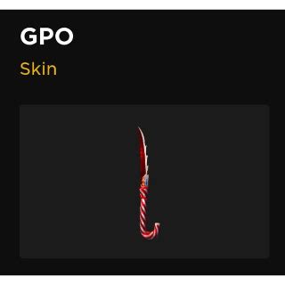 GPO skin knife - Da Hood - Game Items - Gameflip