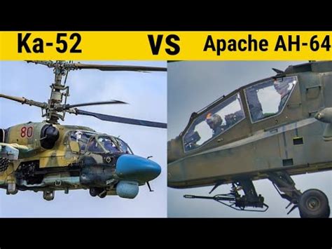 Kamov Ka-52 vs Apache AH-64 | Attack helicopter | which helicopter is ...