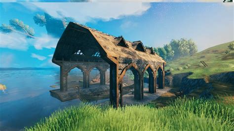 Proud Of These Archways. : valheim | Viking house, Fantasy landscape, Archway