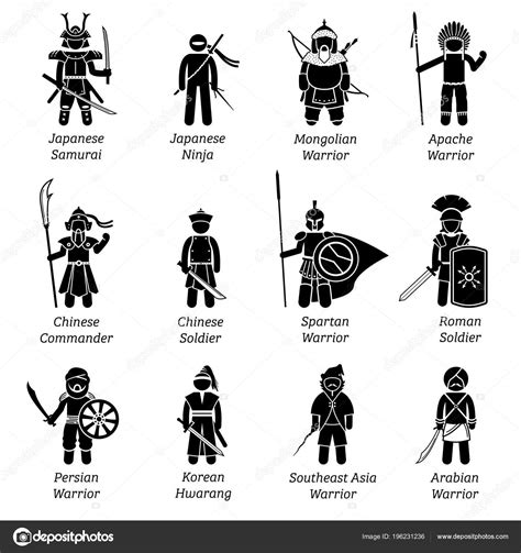 Ancient chinese warrior outfit | Ancient Warriors World Illustrations ...