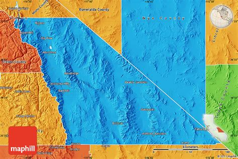 Political Map of Inyo County