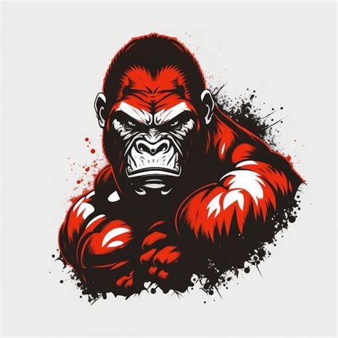 Premium Photo | Gorilla logo vector illustration