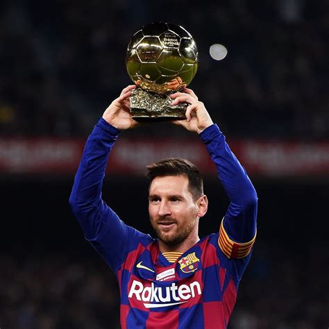 Goal on Instagram: “The 🐐 and his sixth Ballon d’Or say hello 👋 ...